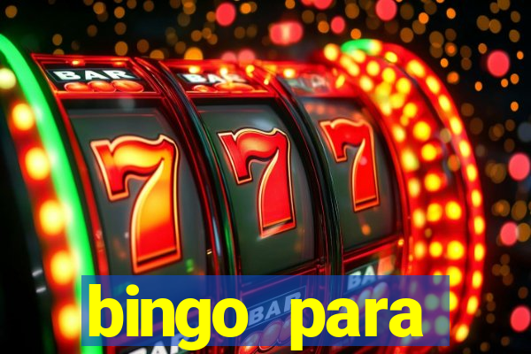 bingo para despedida de solteira para imprimir